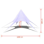 Cenador hexagonal Star Garden Pavilion 10 m