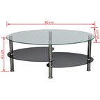 Mesa de centro con diseño exclusivo negro