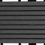Tile de Decking 11 pcs Gris 30 x 30 cm WPC