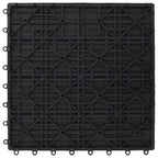 Tile de Decking 11 pcs Gris 30 x 30 cm WPC