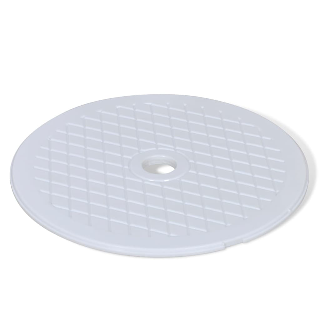 Juego de skimmer para piscina 8 piezas 21x25x30,5 cm