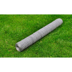 Alambrada de gallinero acero galvanizado plateada 10x1 m