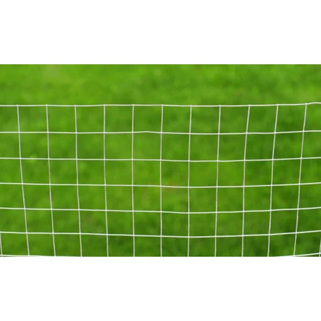 Alambrada de gallinero acero galvanizado plateada 10x1 m