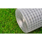 Alambrada de gallinero acero galvanizado plateada 10x1 m