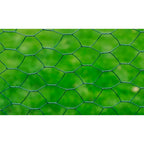 Alambrada de gallinero con revestimiento PVC verde 25x0,75 m