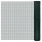 Alambrada de gallinero acero galvanizado verde 1x25 m