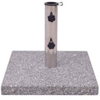 Pie de parasol de granito, cuadrado 20 Kg
