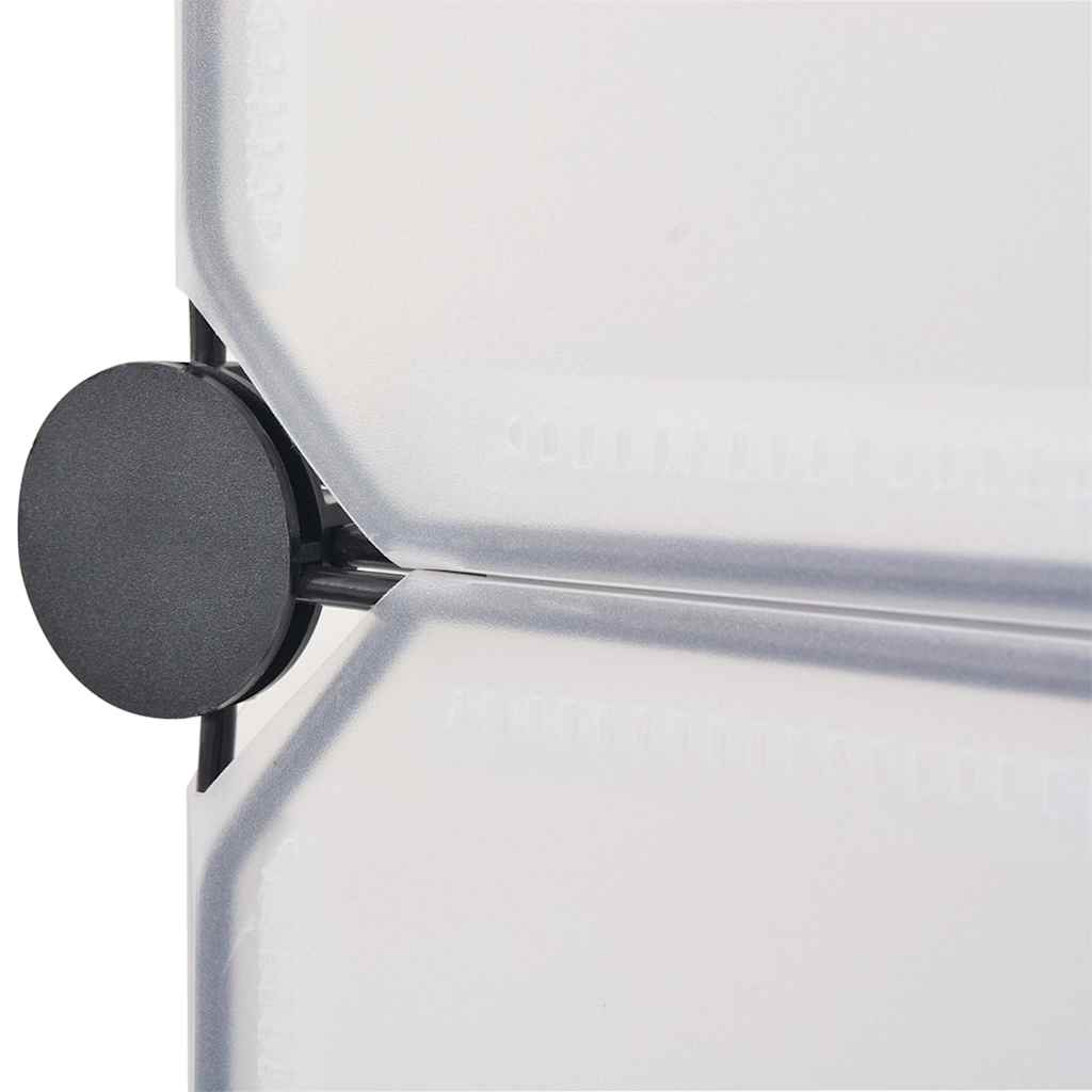 Armario modular con 18 compartimentos blanco 37x146x180,5 cm