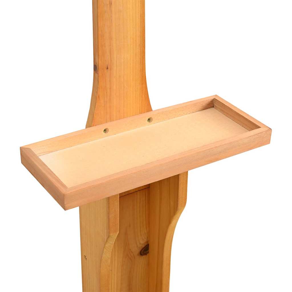 Ducha de jardín de madera