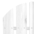 Silla de jardín de madera blanca