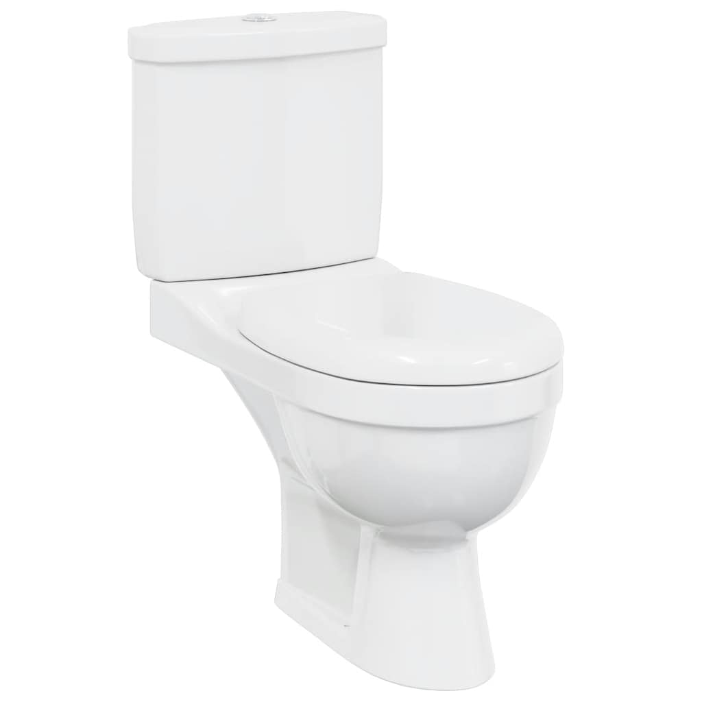 Inodoro WC con cisterna blanco