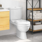 Inodoro WC con cisterna blanco