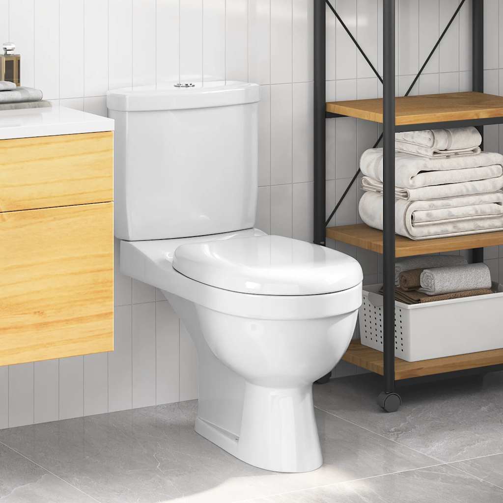 Inodoro WC con cisterna blanco