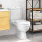 White WC toilet with cistern