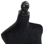 Maniquí de busto de mujer de modista negro