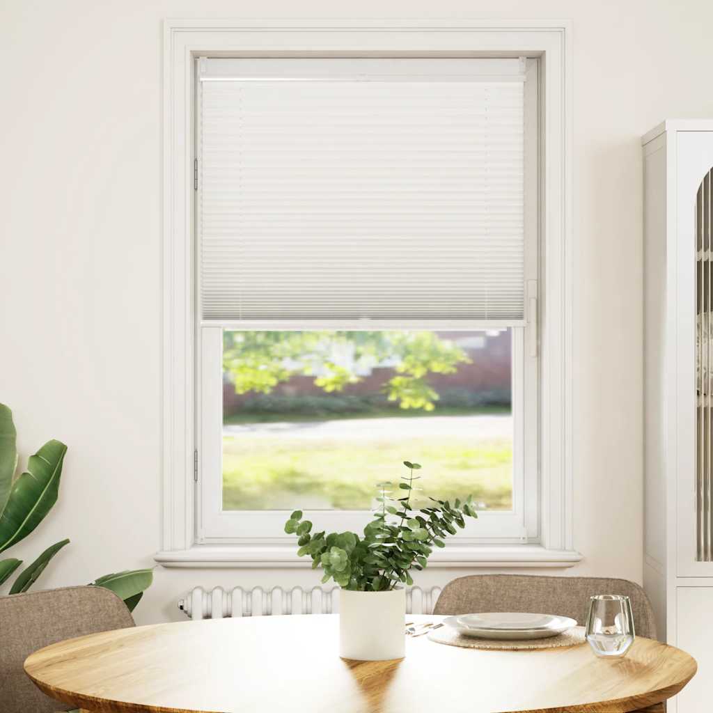 Persiana plisada blanca 40x150 cm