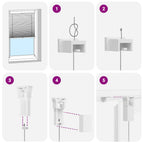 Plisé Para Ventana Persiana 50X150cm Crema
