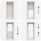 Plisé Para Ventana Persiana 50X150cm Crema