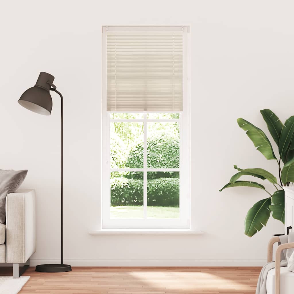 Plisé Para Ventana Persiana 100X125cm Crema