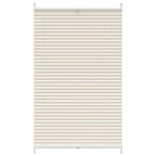 Estor plisado color crema 90x100 cm