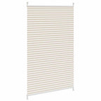 Estor plisado color crema 90x100 cm