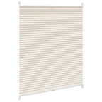 Plisé Para Ventana Persiana 100X125cm Crema