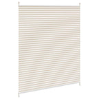 Plisé Para Ventana Persiana 100X125cm Crema