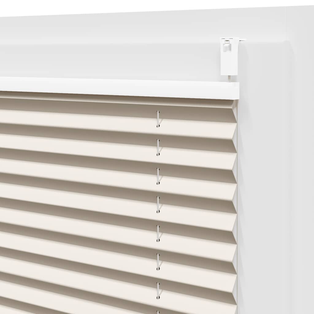 Plisé Para Ventana Persiana 100X125cm Crema