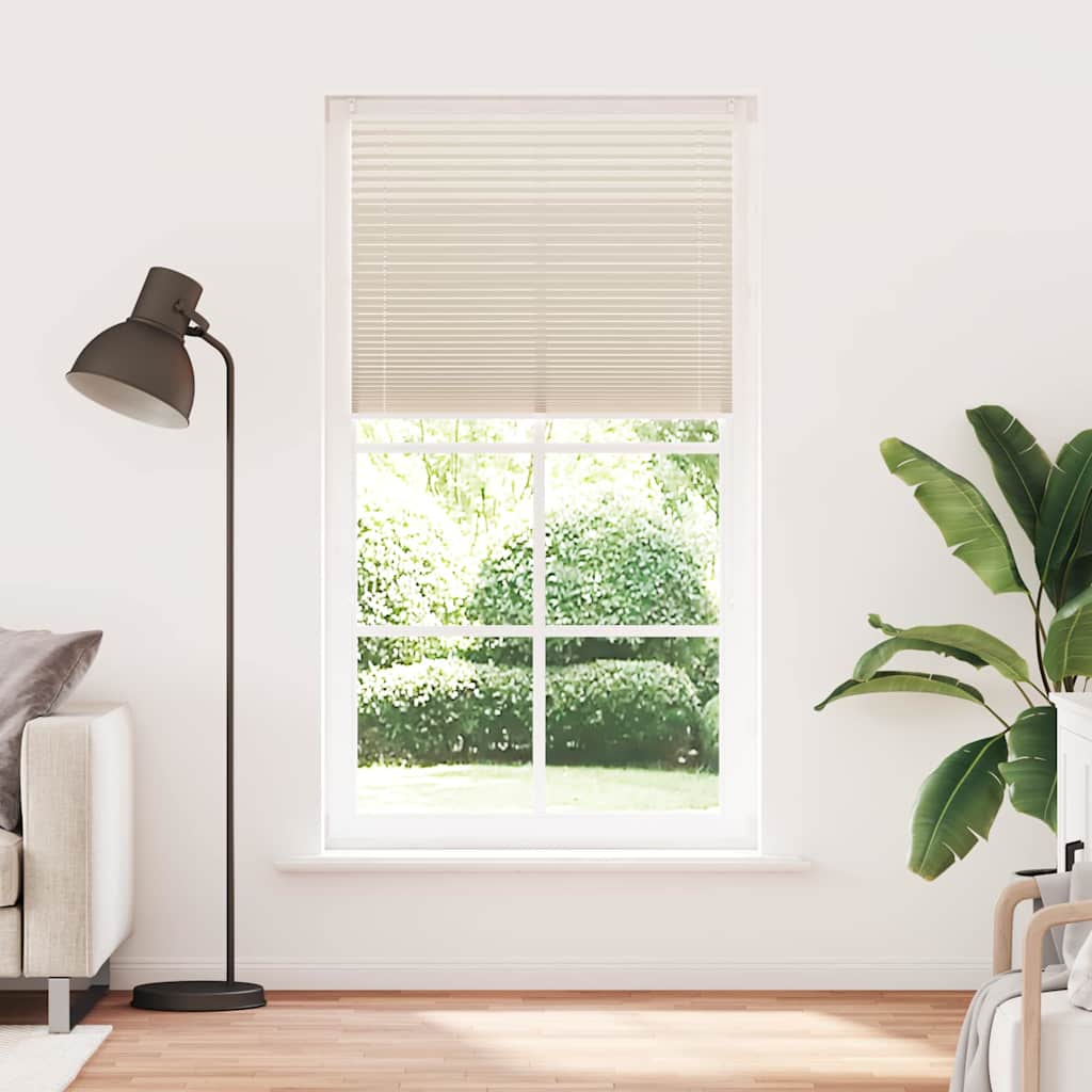 Plisé Para Ventana Persiana 100X125cm Crema