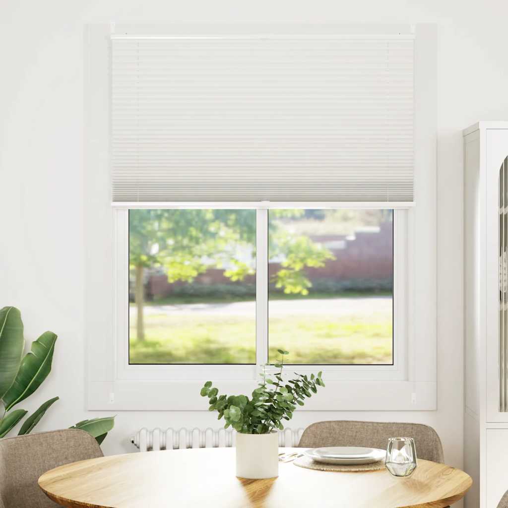 Persiana plisada blanca 40x150 cm