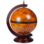 Mueble bar de bola del mundo madera de eucalipto