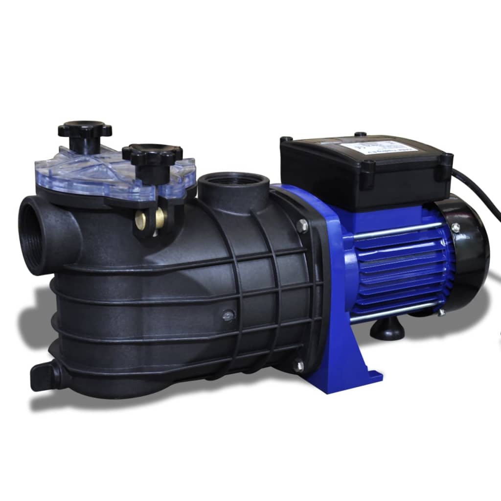 Bomba de piscina eléctrica 1200 W azul