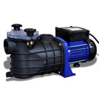 Bomba de piscina eléctrica 1200 W azul