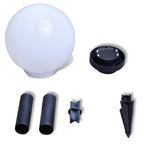 Lámparas de camino de jardín 3 uds LED 20 cm con pincho