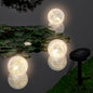 Solar lamp with 3 floating LED ball lights for pool