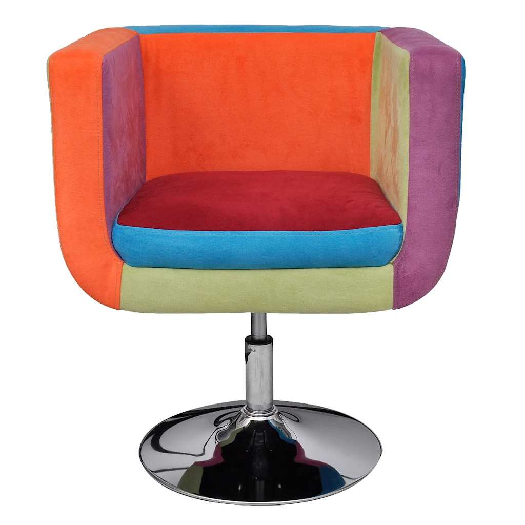 Sillón de tela de diseño patchwork