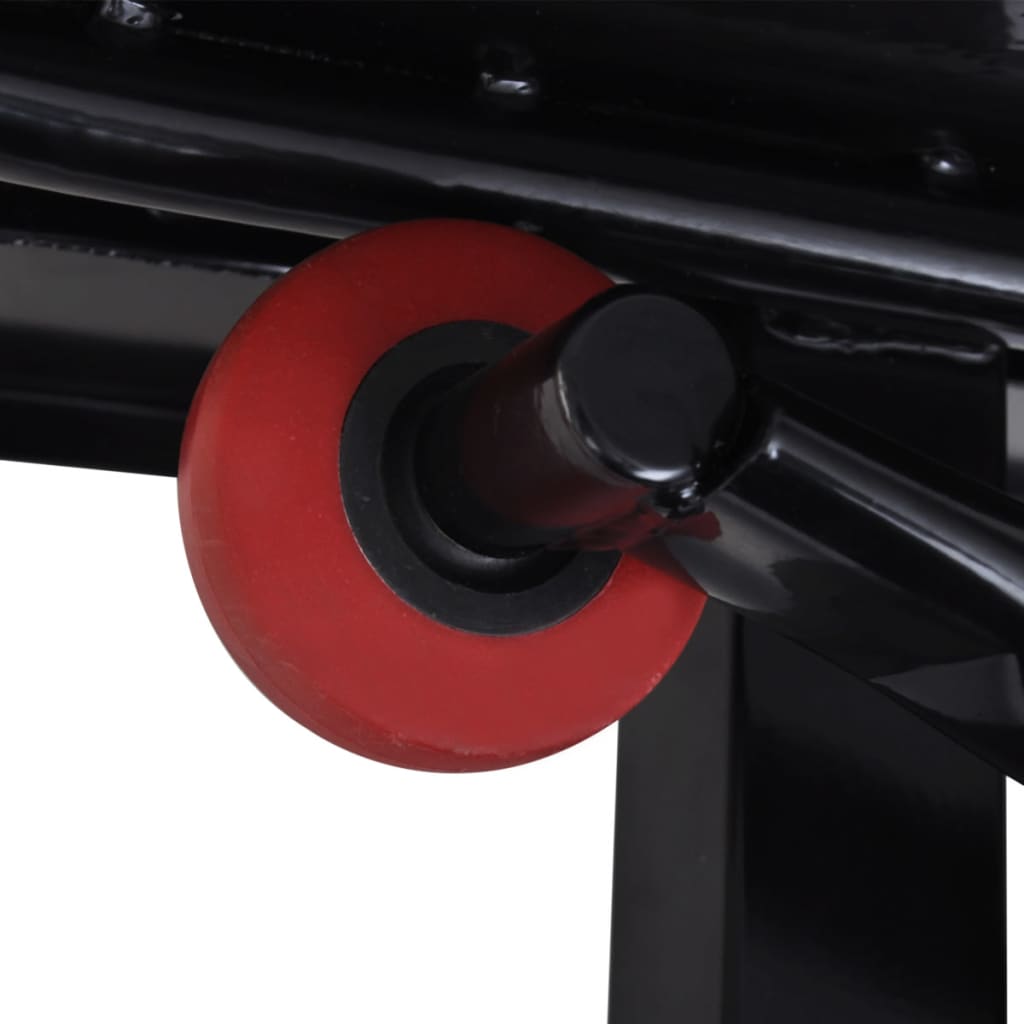 Caballete negro para elevación de la motocicleta