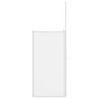 Mampara de ducha de pared en forma L 4 paneles plegables 70x120x137 cm