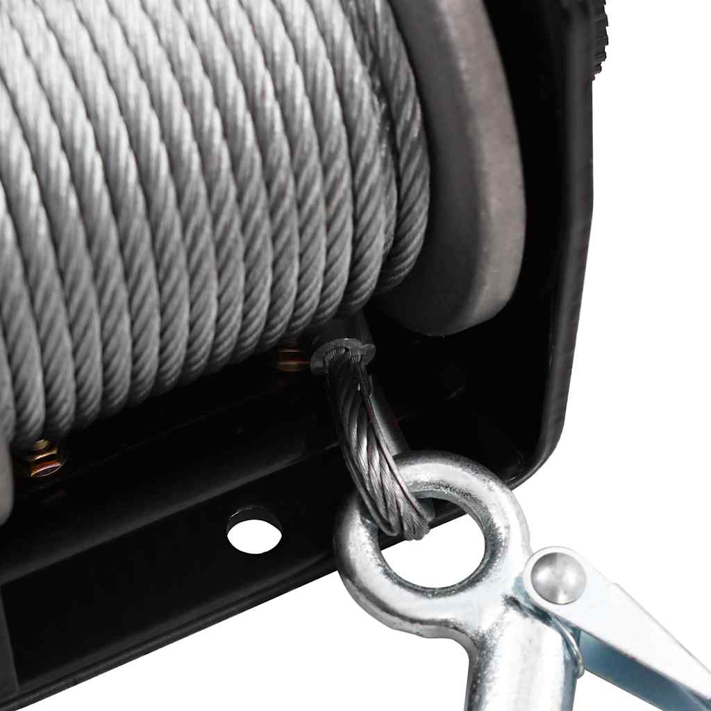 Cabrestante eléctrico con mando a distancia 12 V 907 kg
