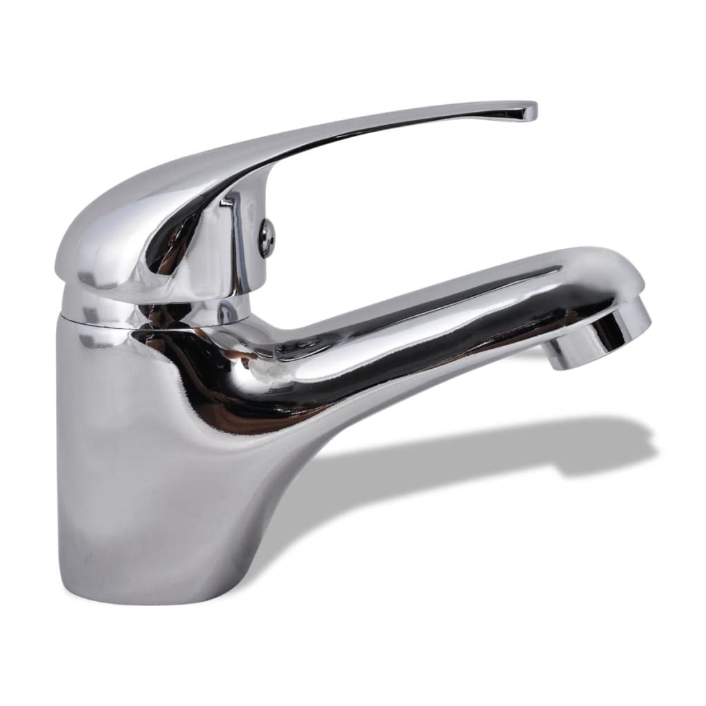 Grifo mezclador de lavabo cromado