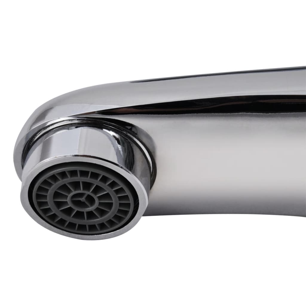 Grifo mezclador de lavabo cromado