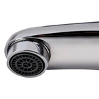 Grifo mezclador de lavabo cromado