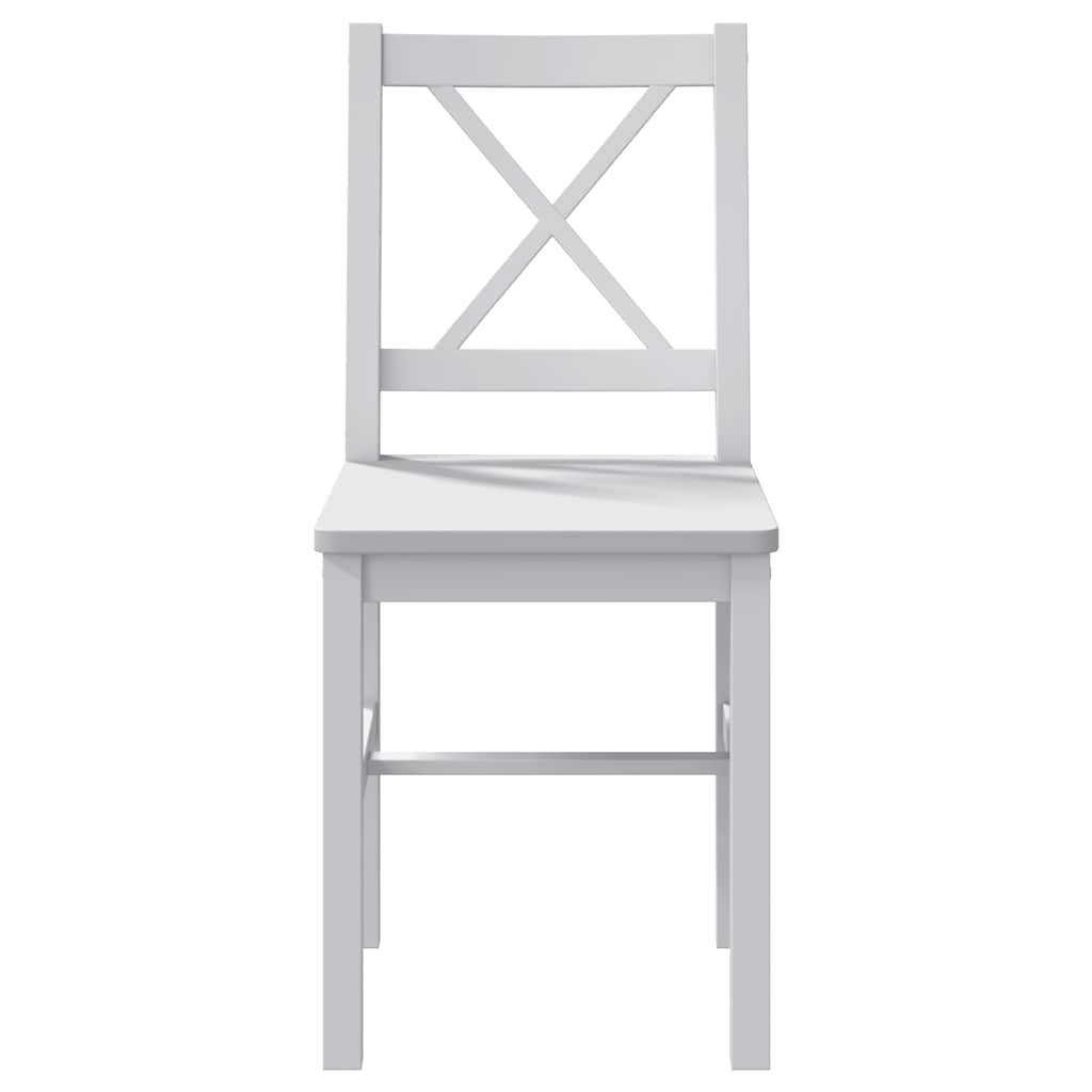 Juego de muebles de comedor 5 piezas blanco