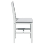 Juego de muebles de comedor 5 piezas blanco