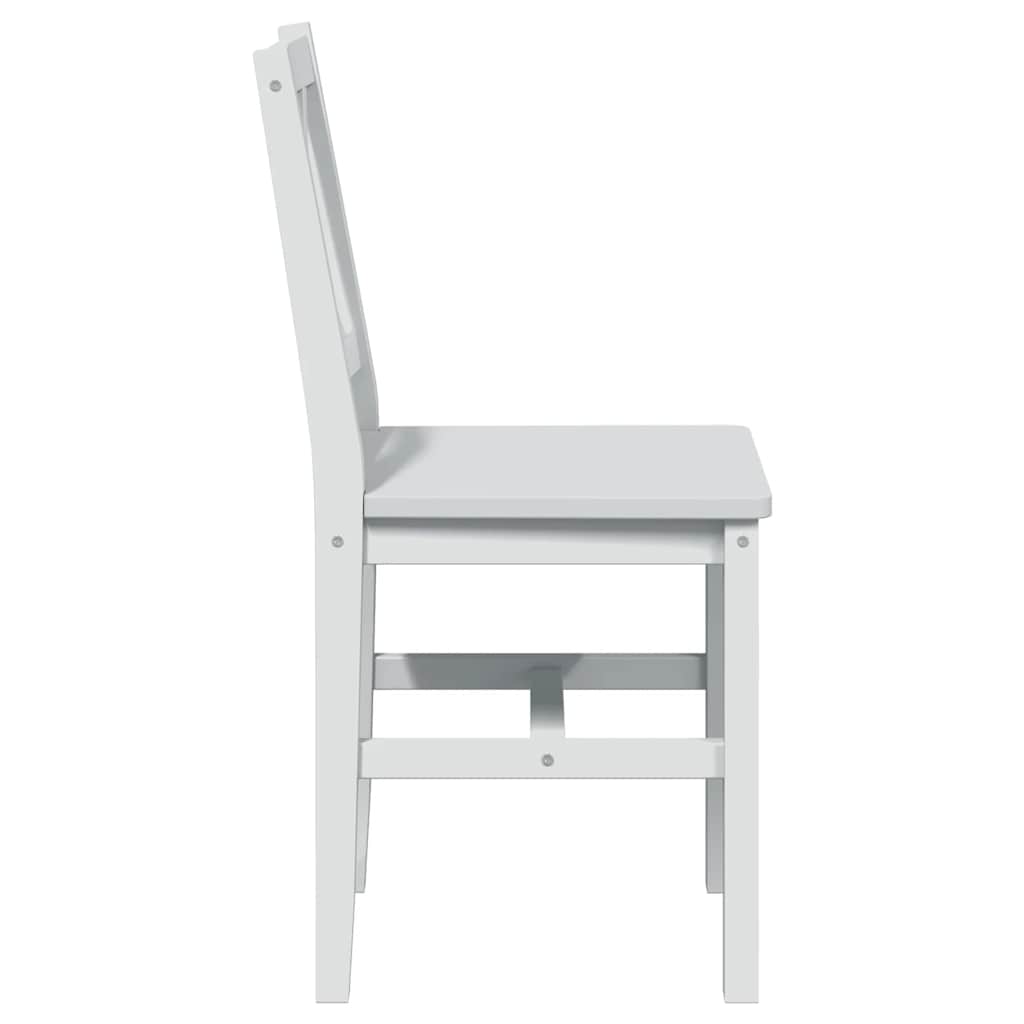Juego de muebles de comedor 5 piezas blanco