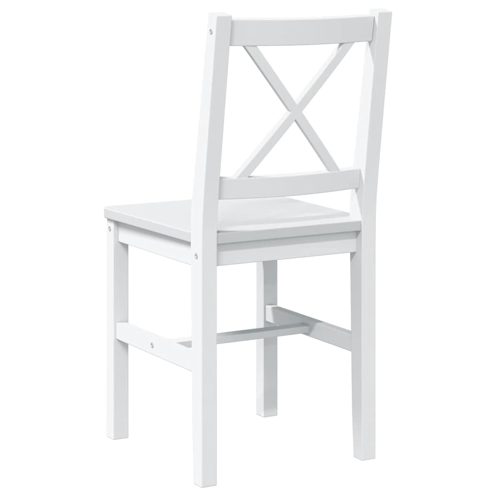 Juego de muebles de comedor 5 piezas blanco