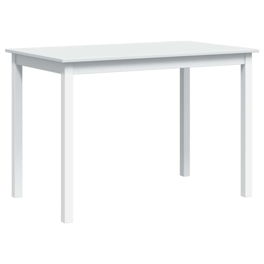 Juego de muebles de comedor 5 piezas blanco