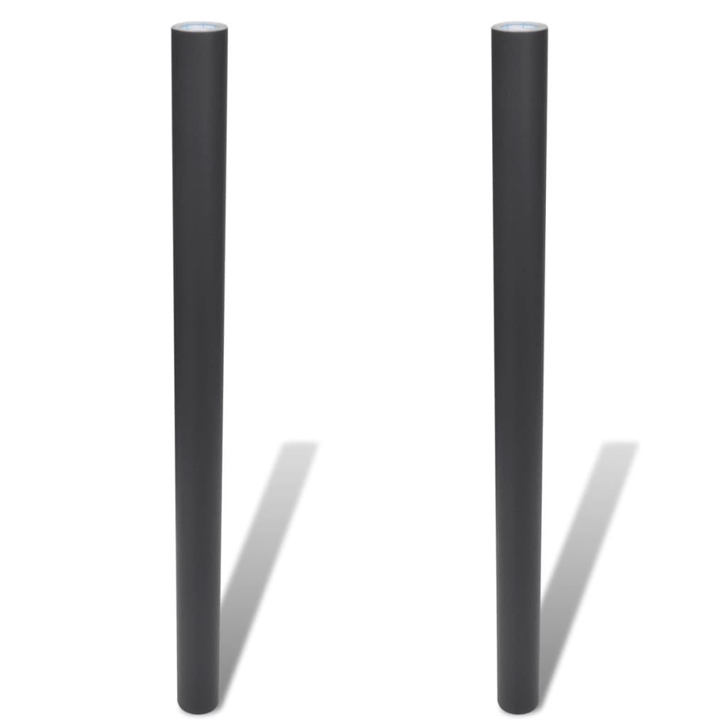 Rollo adhesivo de pizarra de pared con tizas 2 uds 0,45 x 2 m