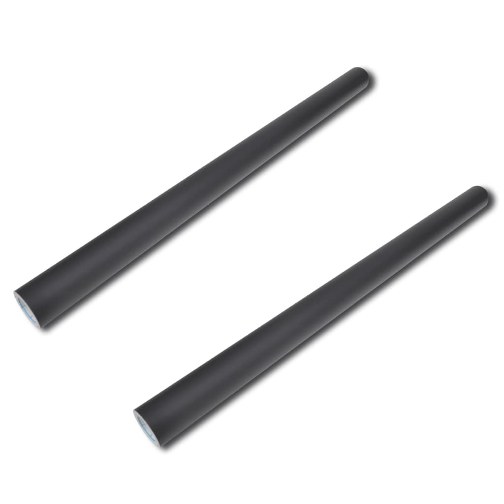 Rollo adhesivo de pizarra de pared con tizas 2 uds 0,45 x 2 m