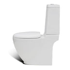 Juego de váter WC y bidé de cerámica blanca
